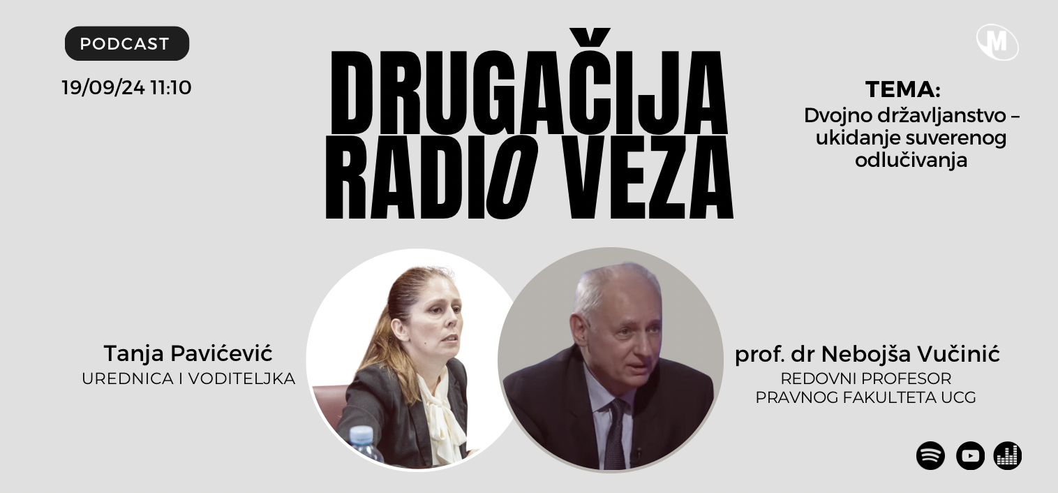 Vučinić u DRV: Dvojno državljanstvo – ukidanje suverenog odlučivanja