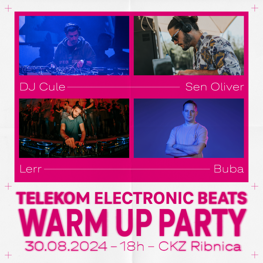 Warm Up Telekom Electronic Beats party sjutra u Podgorici – od 18h u CKZ Ribnica!