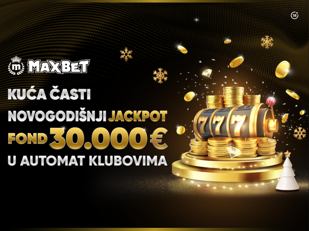 Novogodišnji Jackpot u MaxBet-u: Sreća na vašoj strani