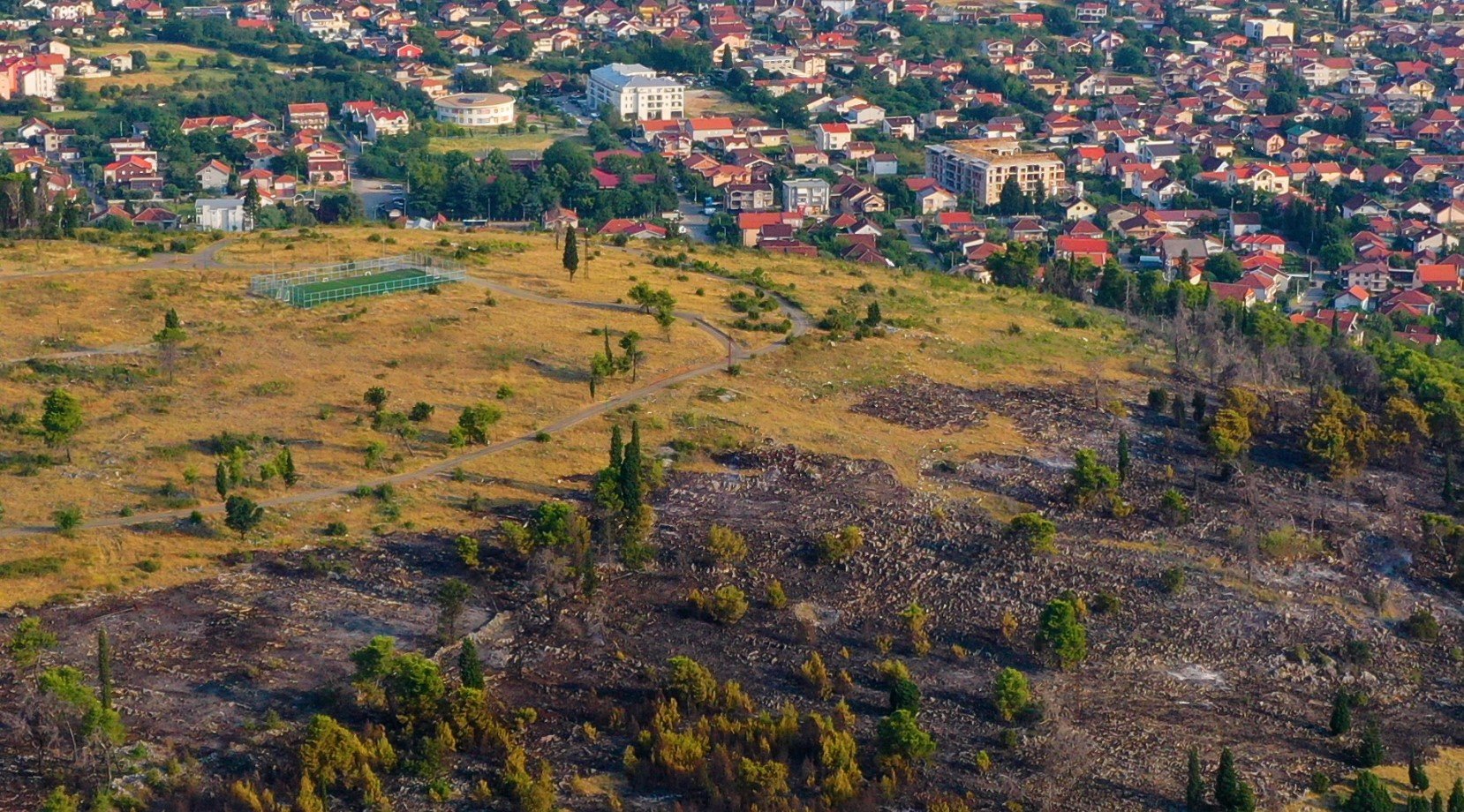 Pogledajte snimak Gorice nakon velikog požara