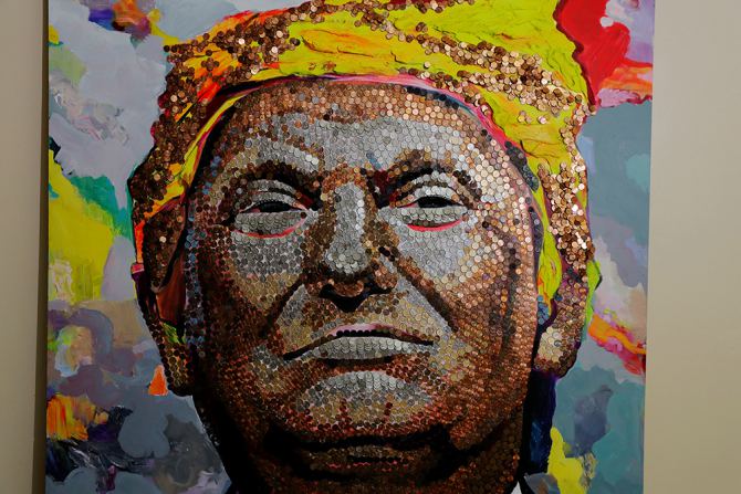 Lice novca: Portret Donalda Trampa od novčića