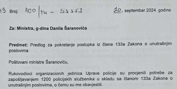 Brđanin u septembru tražio da se zaposli 1200 policajaca - Vlada ga ignorisala, sada zapošljavaju 385 službenika manje