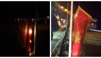 Osumnjičenima za paljenje zastave određeno zadržavanje