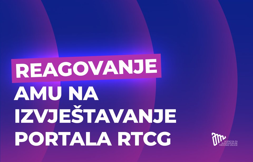 AMU: Zabrinuti smo zbog tendenciozne i činjenično neutemeljene analize portala RTCG