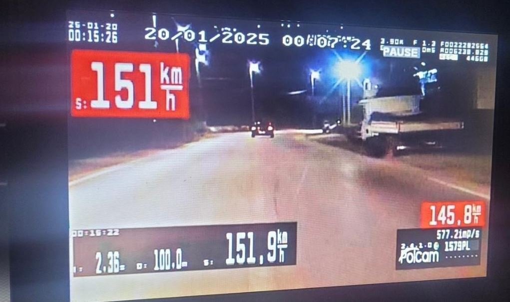 Bar: Petnjičanin uhapšen zbog vožnje od 151 km/h