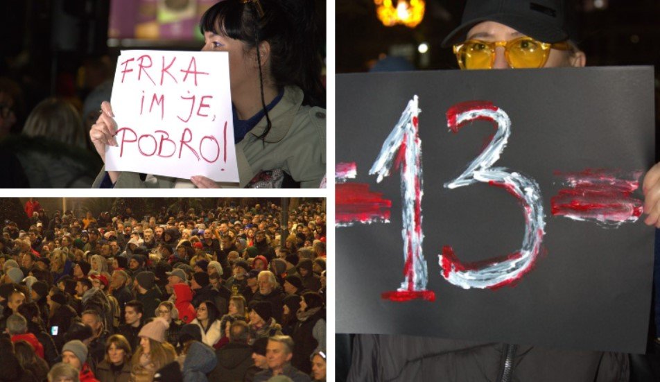 GALERIJA: Pogledajte fotografije sa protesta u Podgorici