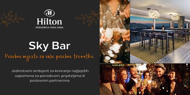 Novi snack i restoranski meni za svačiji ukus u Hilton Podgorica Crna Gora