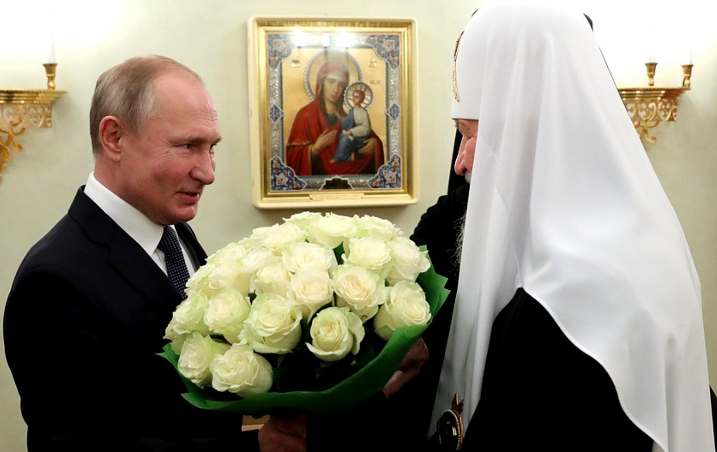 Путин и Патриарх Кирилл 2020