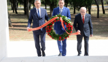 Položen vijenac na spomenik Partizanu borcu na Gorici