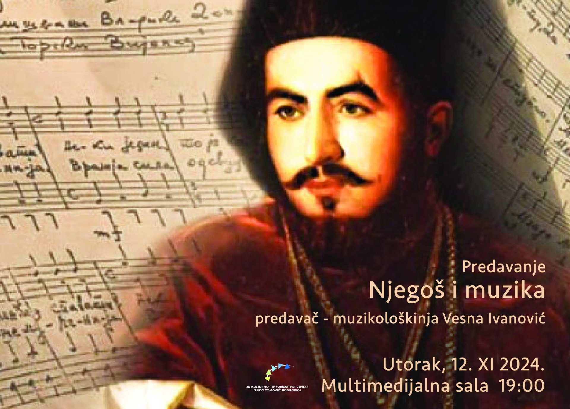 „Njegoš i muzika” u KIC-u