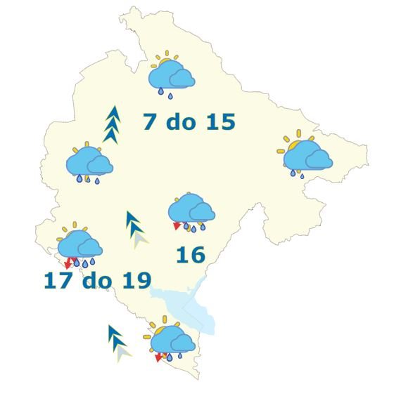 Danas kišovito, do 19 stepeni