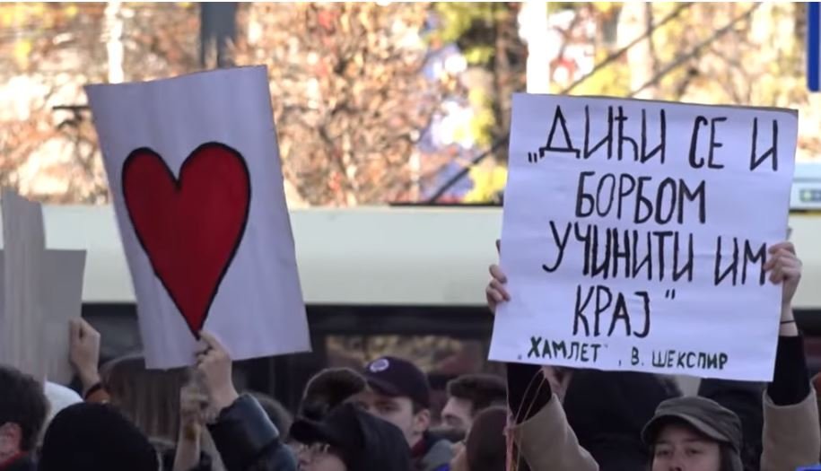 Studenti u Nišu najavili protestnu šetnju za vrijeme trajanja novogodišnjeg koncerta