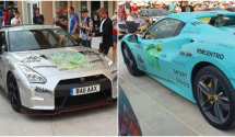 Spektakl u Tivtu: "Gumball 3000" reli oduševio sve