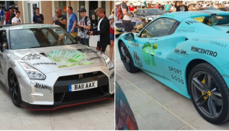Spektakl u Tivtu: "Gumball 3000" reli oduševio sve