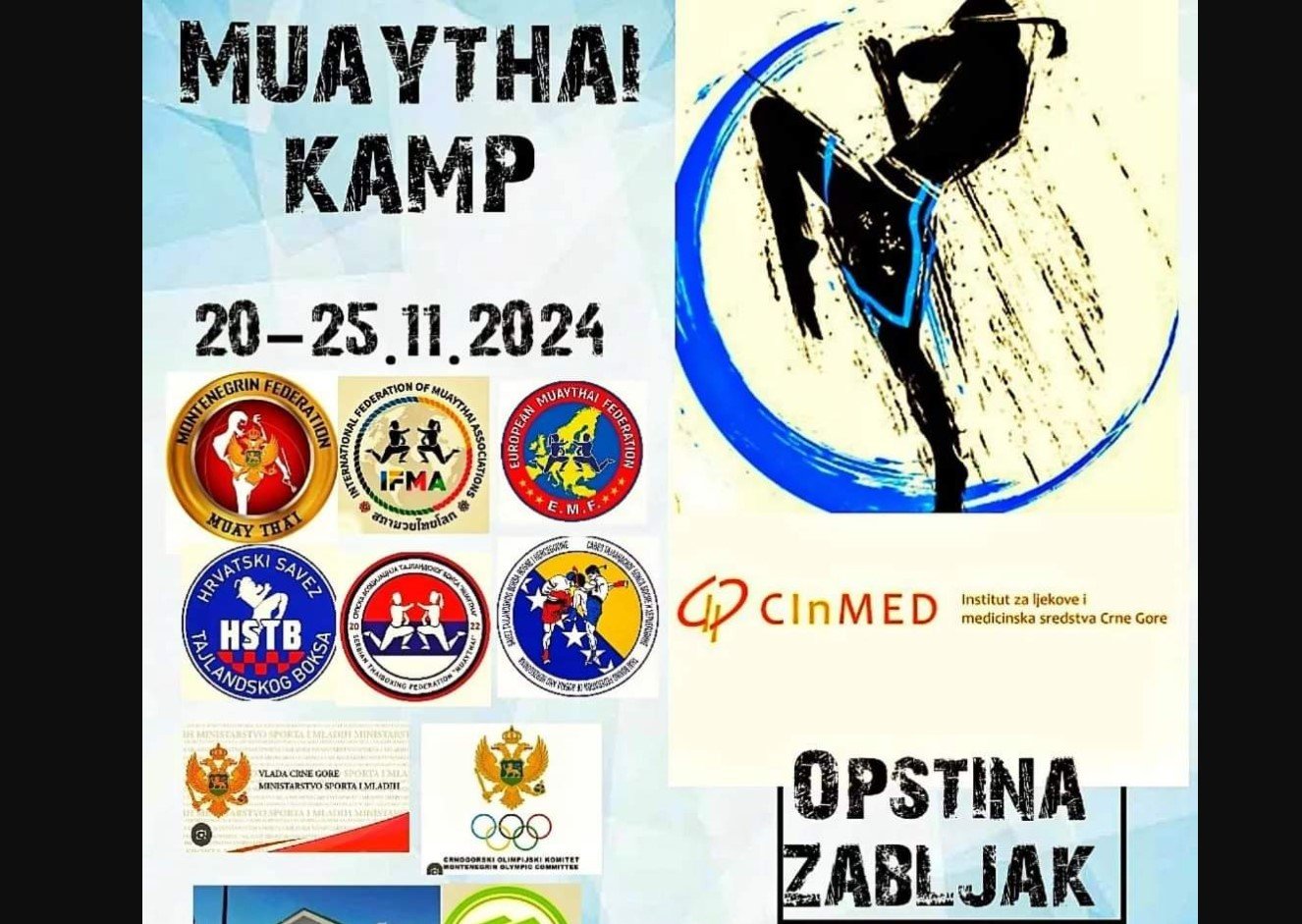 Žabljak domaćin višednevnog Muaythai kampa