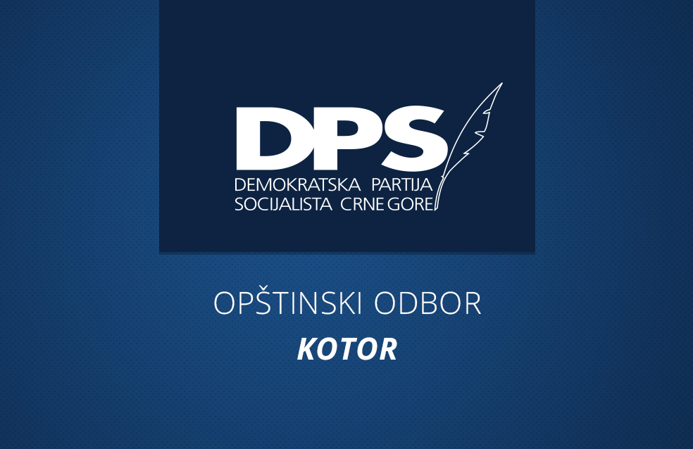 DPS: Kotorski politički karneval se nastavlja