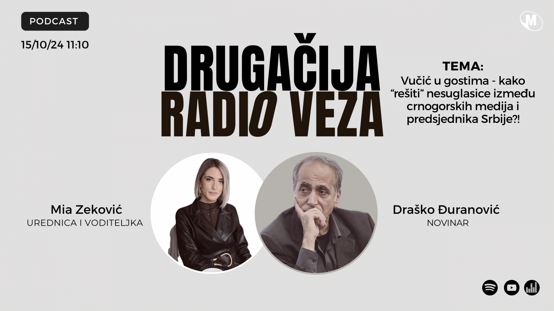 Gost DRV Draško Đuranović: Vučić u gostima - kako “rešiti” nesuglasice između crnogorskih medija i predsjednika Srbije?!