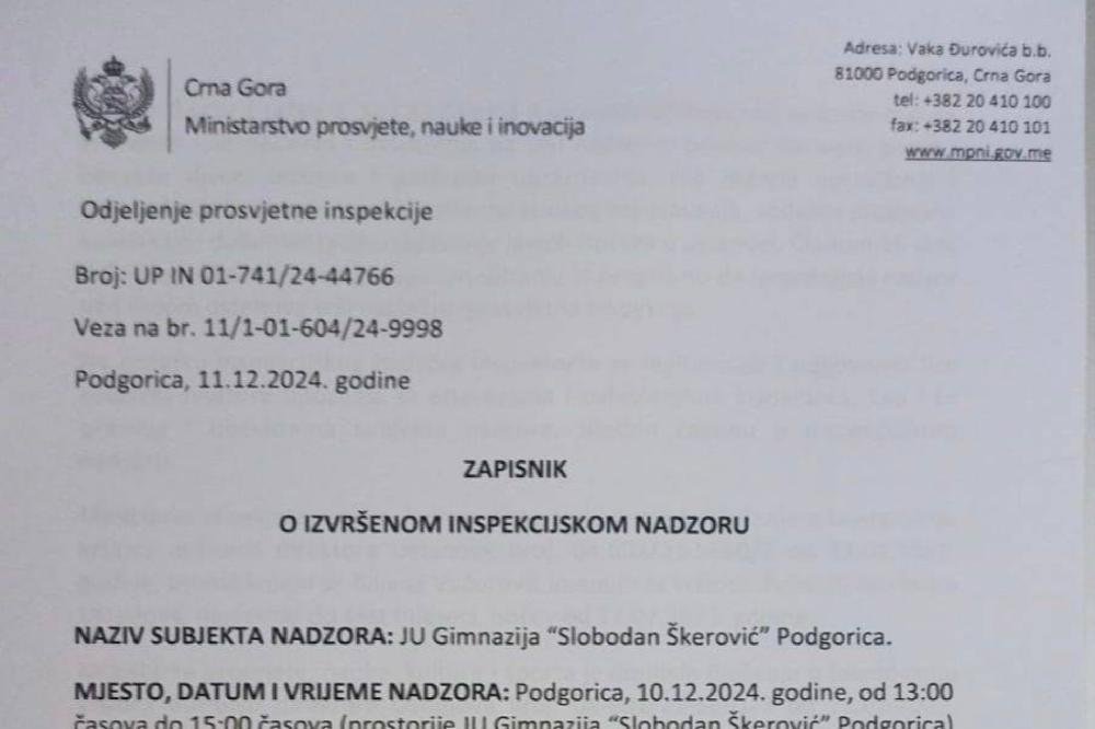 Sara Vujisić nije bila jedina: Direktorici se obraćale i nevladine organizacije, profesore niko nije obavijestio