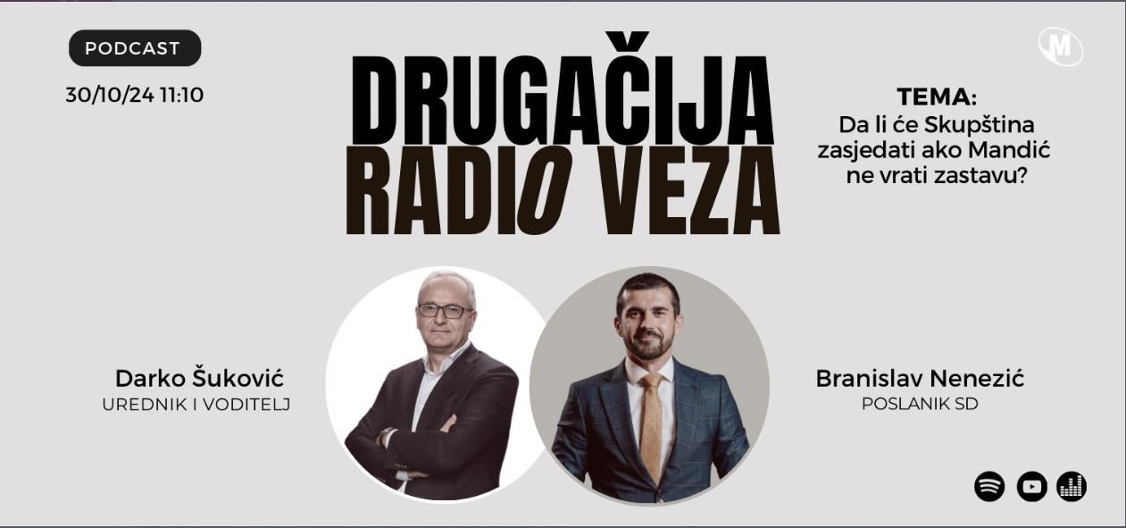 Nenezić u DRV: Da li će Skupština zasijedati ako Mandić ne vrati zastavu