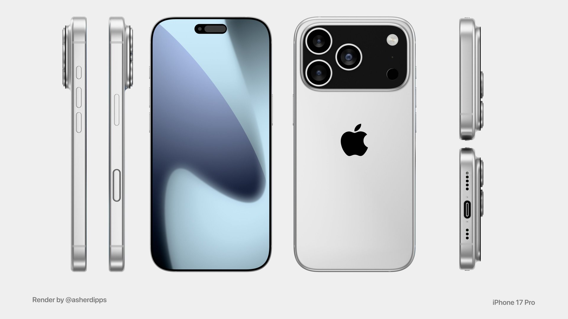 Pojavili se renderi iPhone 17 serije