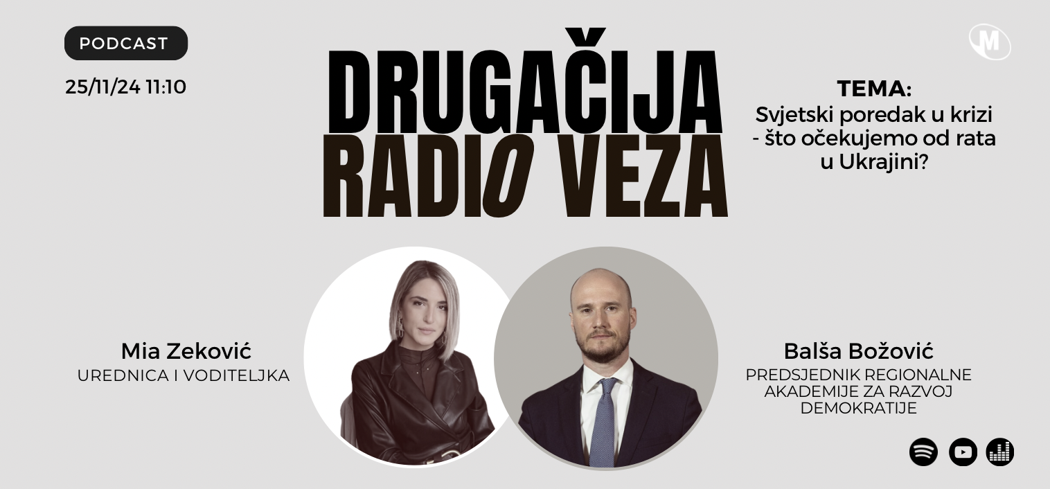 Gost DRV Balša Božović: Svjetski poredak u krizi - što očekujemo od rata u Ukrajini?