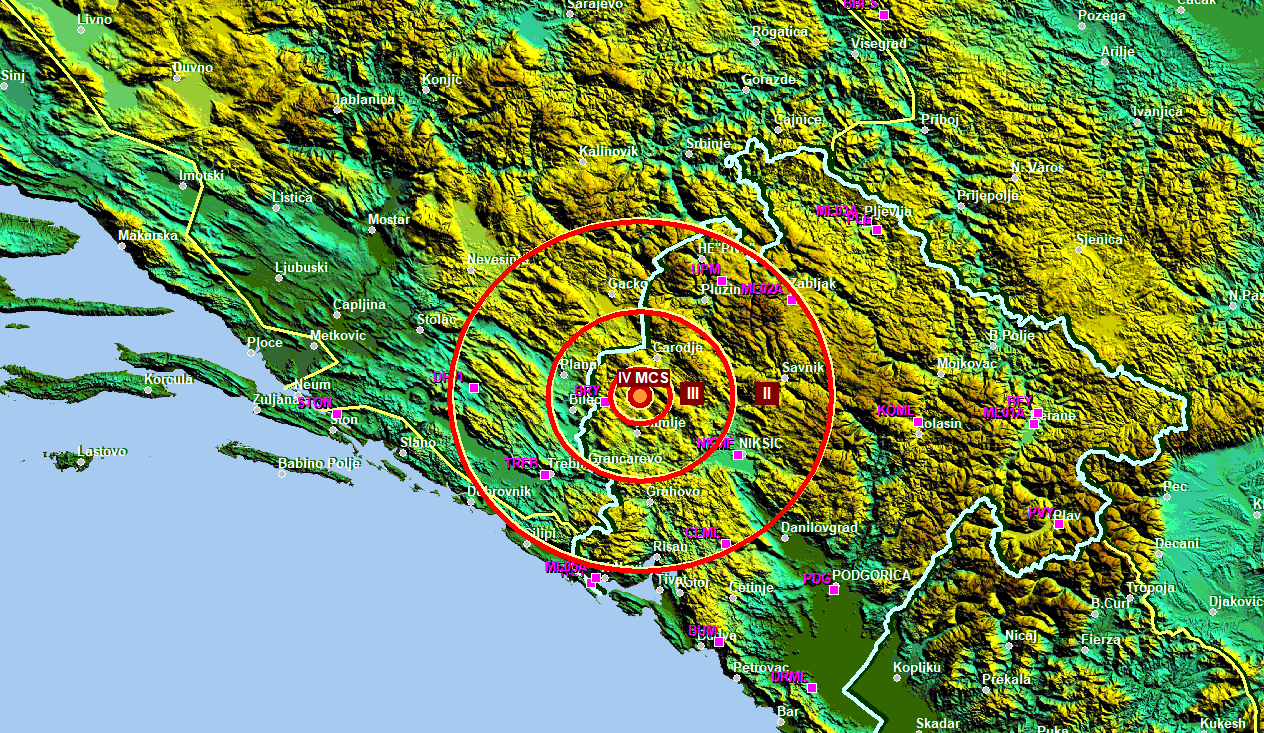 Novi zemljotres u Crnoj Gori