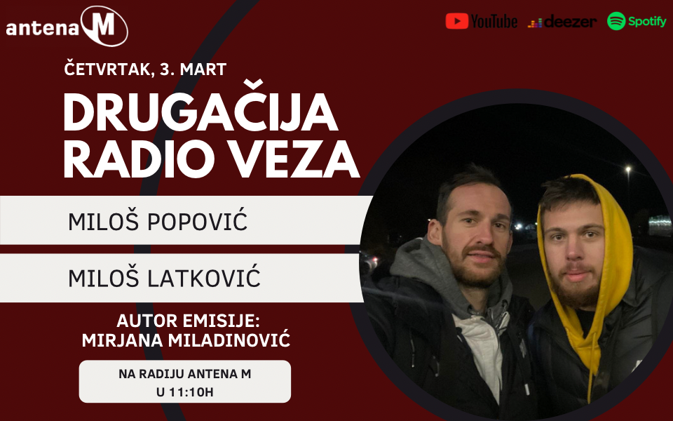 Gosti DRV Miloš Popović i Miloš Latković: Iz pakla Ukrajine do Crne Gore