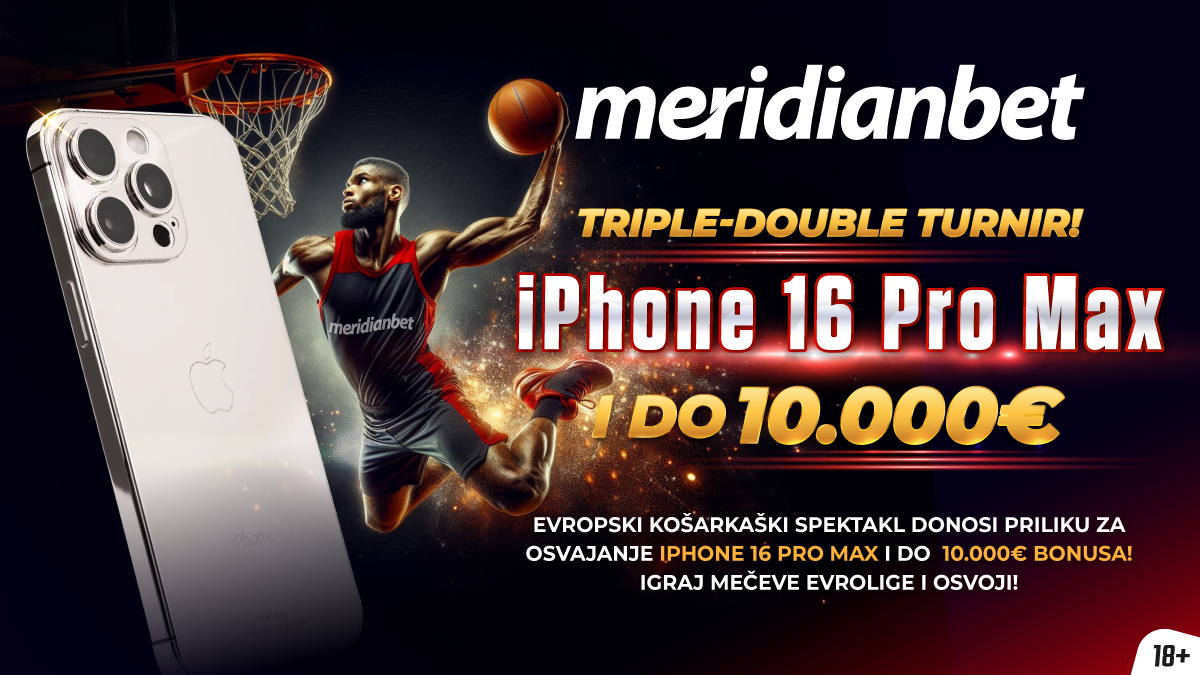 Basket spektakl: EVROŠUT donosi iPhone 16 Pro Max i 10000€!