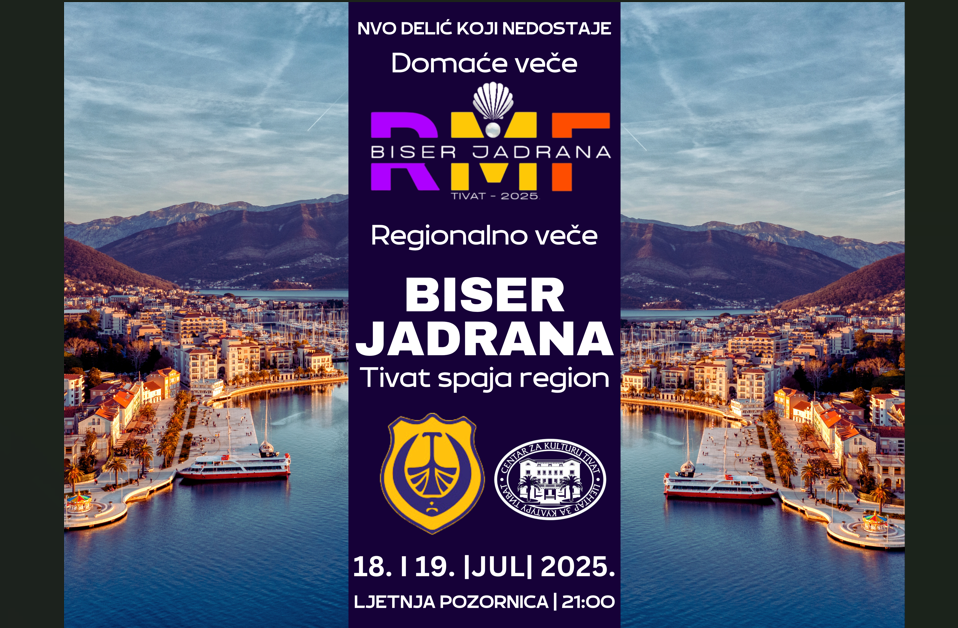 Raspisan konkurs za muzički festival “Biser Jadrana”