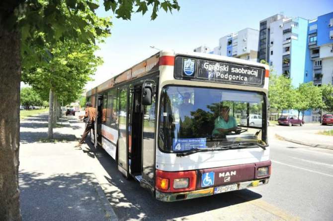 Od januara skuplja autobuska karta u Podgorici