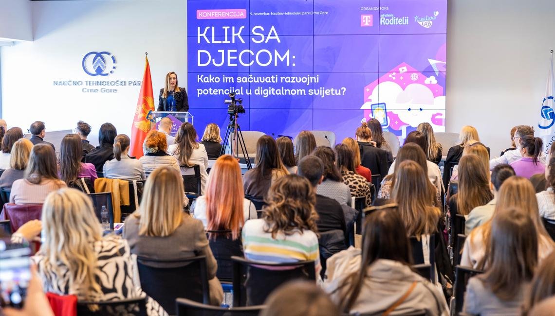 Konferencija “Klik sa djecom”: Pravom ravnotežom omogućiti djeci da koriste digitalne tehnologije, ali i da budu zaštićeni od potencijalnih prijetnji