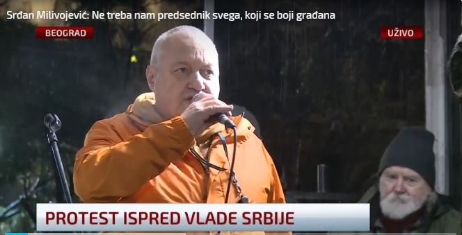 Srđan Milivojević: Ne treba nam predsjednik svega, koji se boji građana