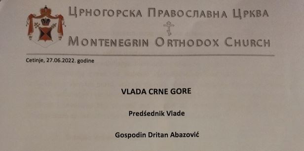 Mitropolit CPC Mihailo uputio Abazoviću pismo namjere da potpiše ugovor s državom