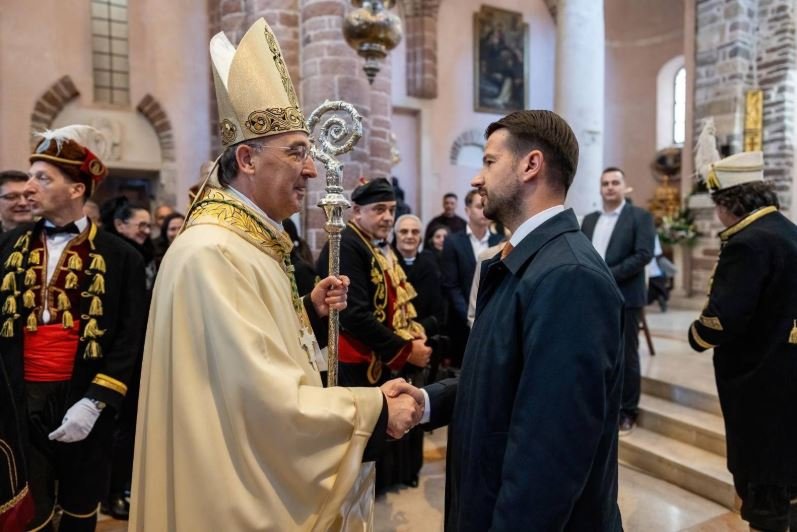 Milatović: Kotorska biskupija važan duhovni oslonac katoličkim vjernicima u Crnoj Gori