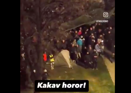 "Kakav horor": Komentari na društvenim mrežama o sinoćnjim prizorima iz Pionirskog parka, navodni studenti danas napuštaju pozicije