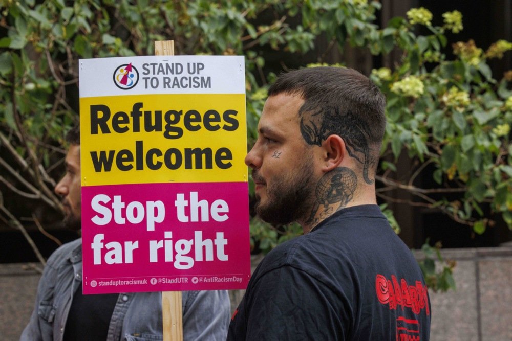 Demonstracije protiv rasizma širom Velike Britanije