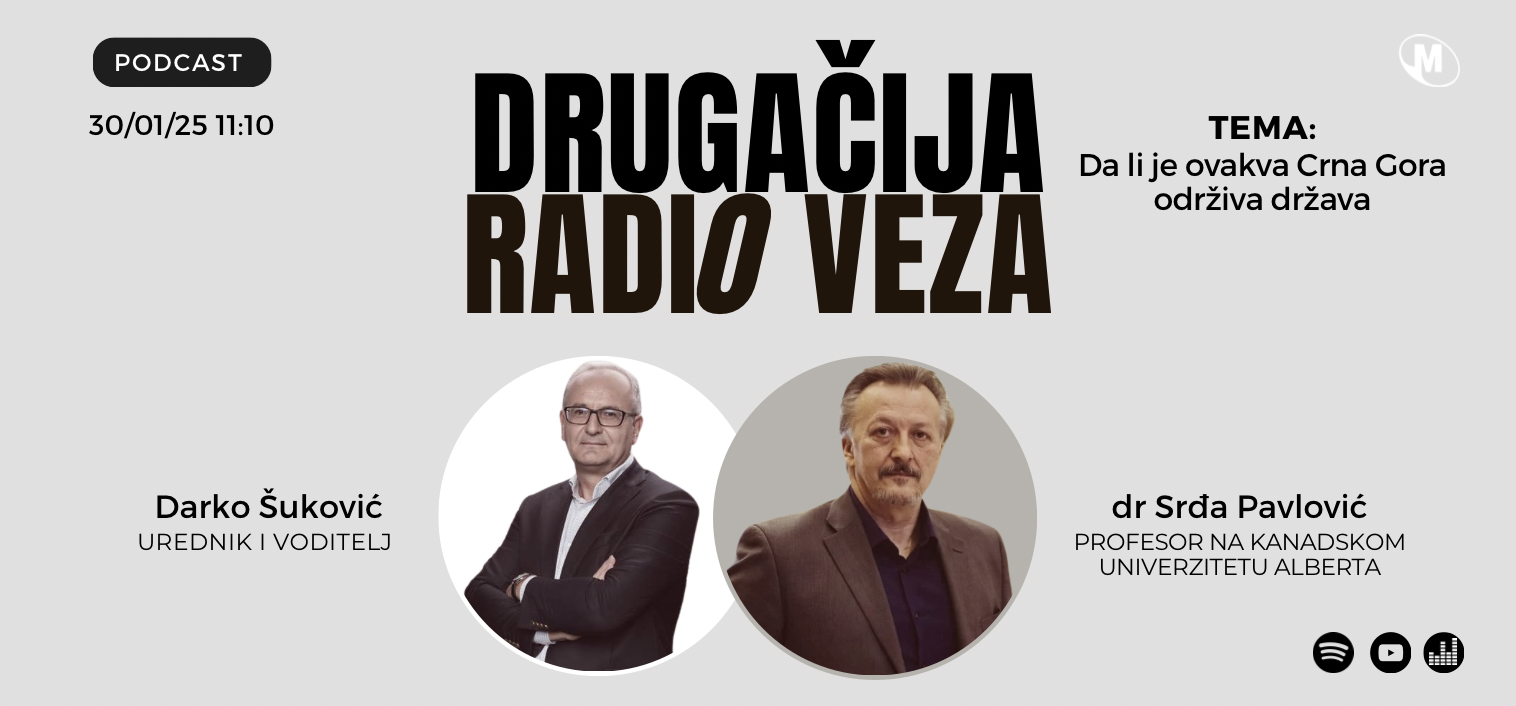 Dr Srđa Pavlović u DRV: Da li je ovakva Crna Gora održiva država