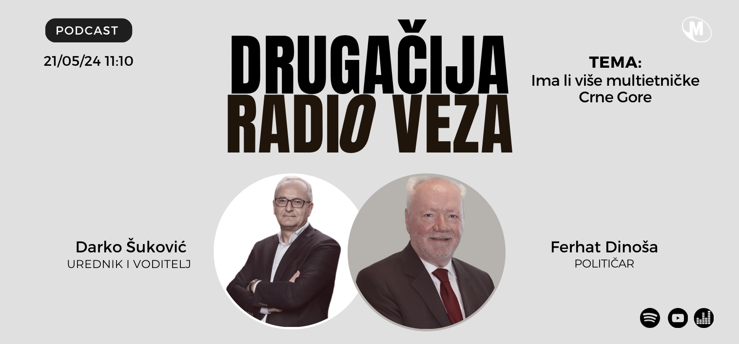 Ferhat Dinoša gost DRV: Ima li više multietničke Crne Gore?