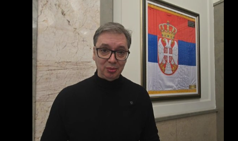 Vučić iz Predsjedništva: Održan izuzetno veliki skup u Beogradu, pod trobojkom da se ujedinimo oko osnovnih ciljeva