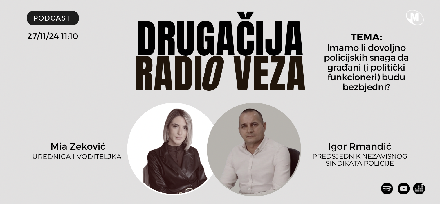 Igor Rmandić  u DRV: Imamo li dovoljno policijskih snaga da građani (i politički funkcioneri) budu bezbjedni?