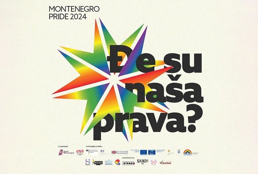 “Đe su naša prava?” slogan 12. Montenegro prajda