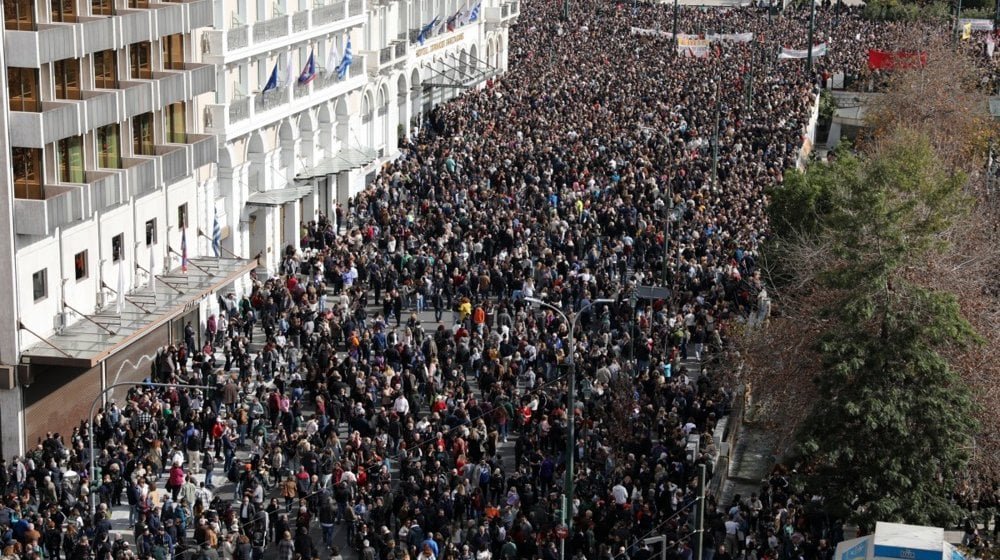 Protesti širom Grčke zbog željezničke tragedije od prije dvije godine