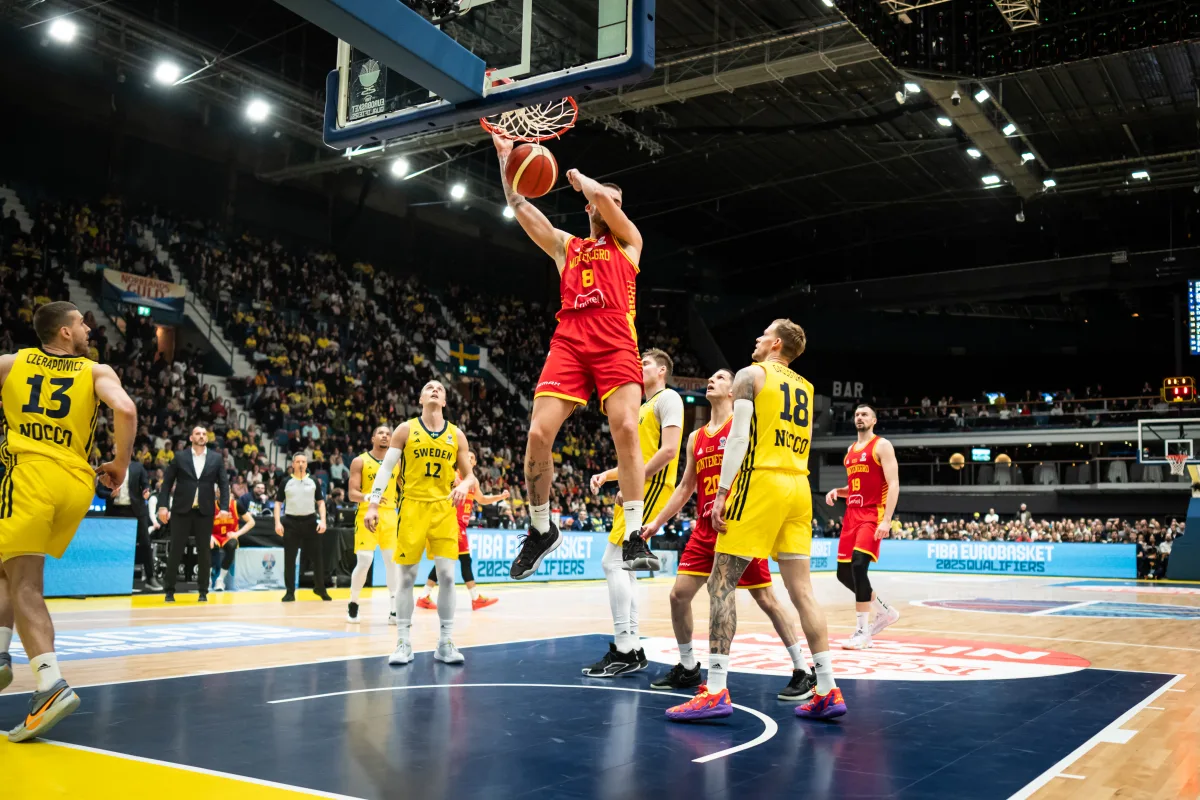 Košarkaši na Eurobasketu! Crna Gora za kraj kvalifikacija poražena od Švedske