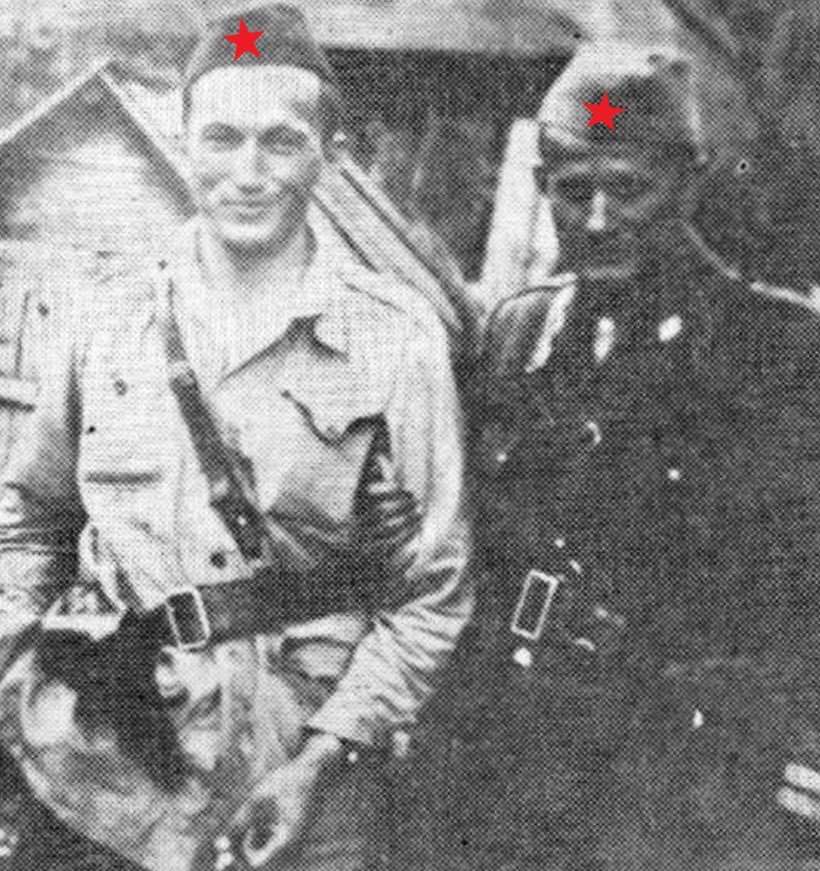  Berane, maj 1944. – narodni heroji, komandanti 4. crnogorske SAVO BURIĆ i 7. crnogorske NIKO STRUGAR