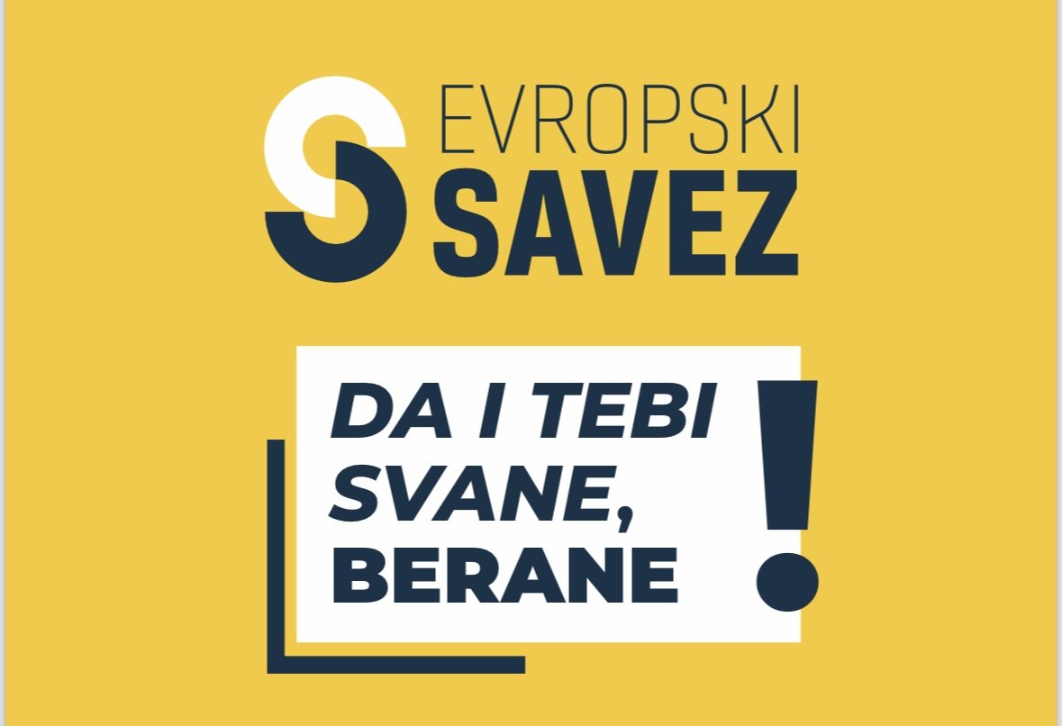 Evropski savez predao listu za izbore u Beranama: Želimo da i Beranama napokon svane