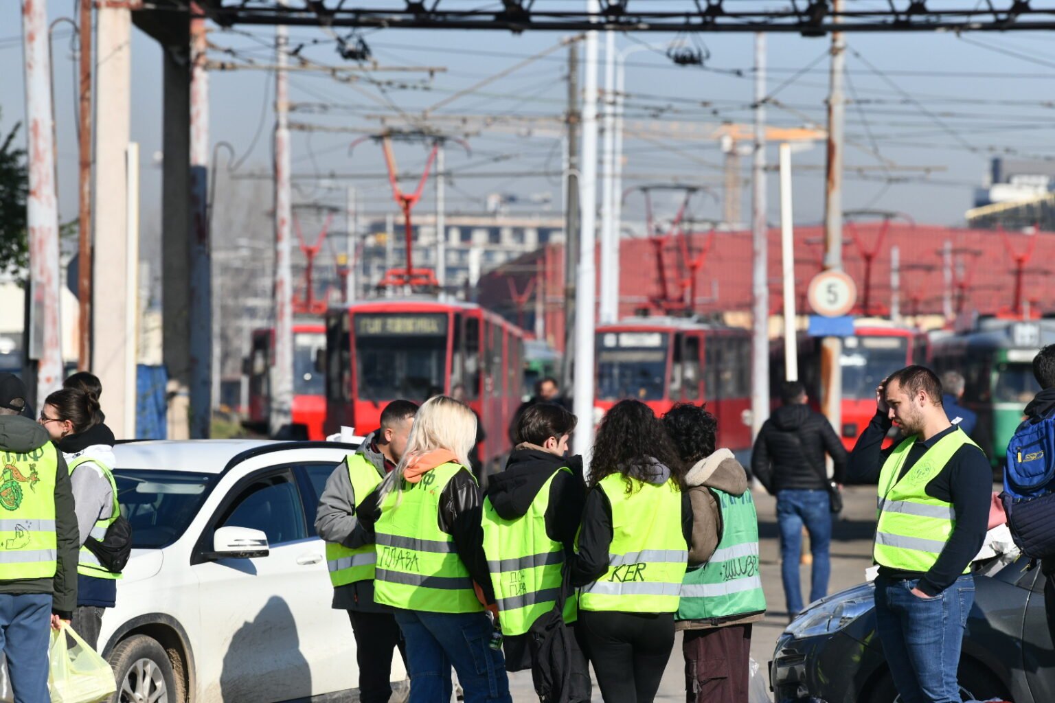 Studenti noćas blokirali depo GSP na Novom Beogradu, navode da će akcija trajati – do daljeg