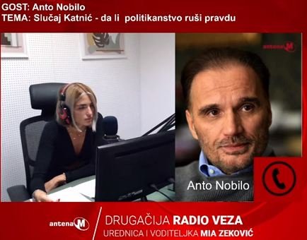 Nobilo: Ulažemo žalbu Ustavnom sudu povodom slučaja Milivoja Katnića; Politika je od "danas do sjutra", nezakonite odluke i potpis sudija na njima postaju dio neizbrisive istorije