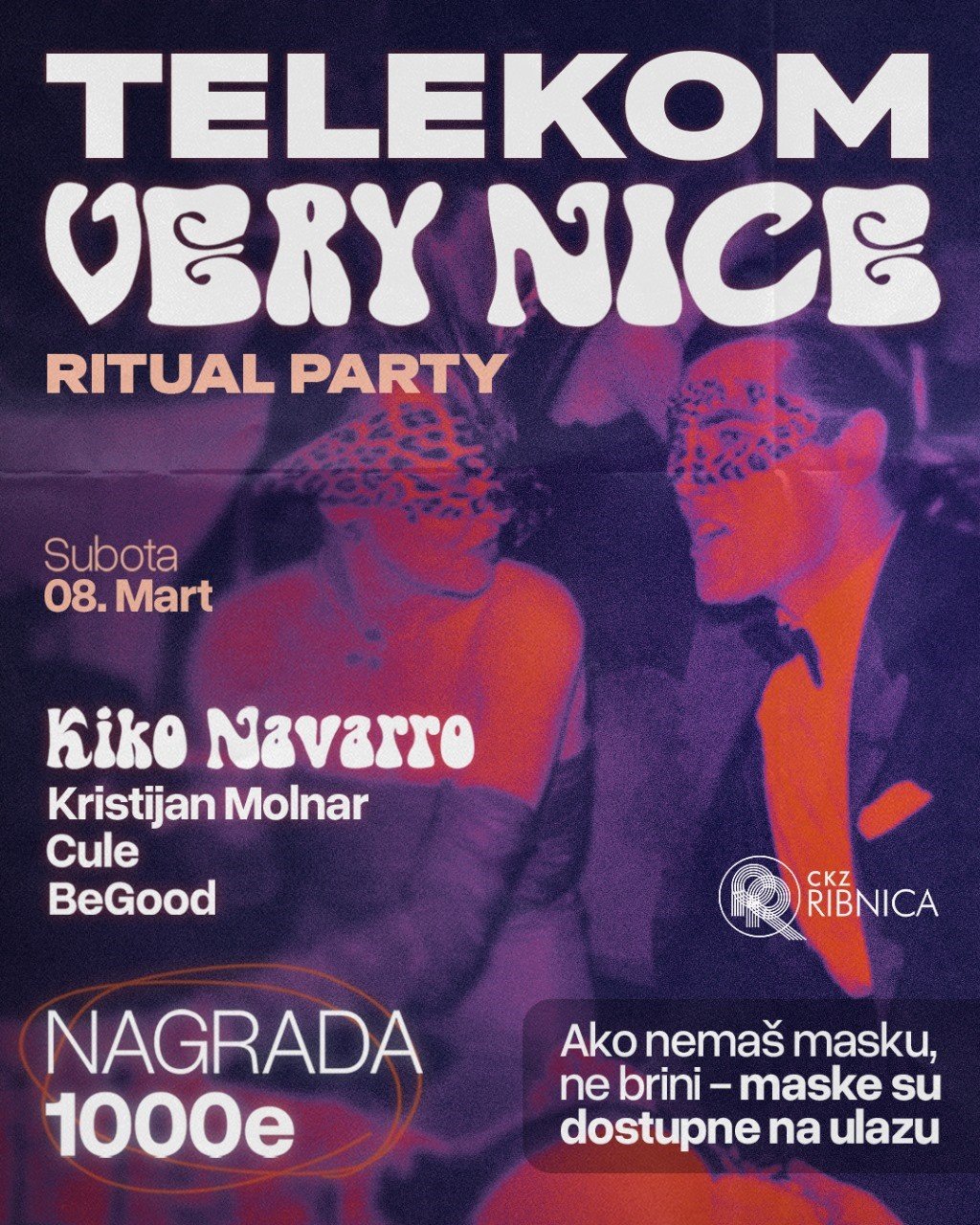 Sjutra Telekom Very Nice Ritual Party: Maskenbal koji se ne propušta!