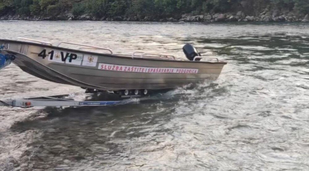 Podgorica: Pripadnici Službe zaštite i spašavanja spasili žensku osobu iz Morače