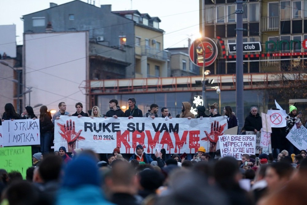 Studenti poslije protesta na Slaviji poslali poruku: Ostanite uz nas, tek smo počeli